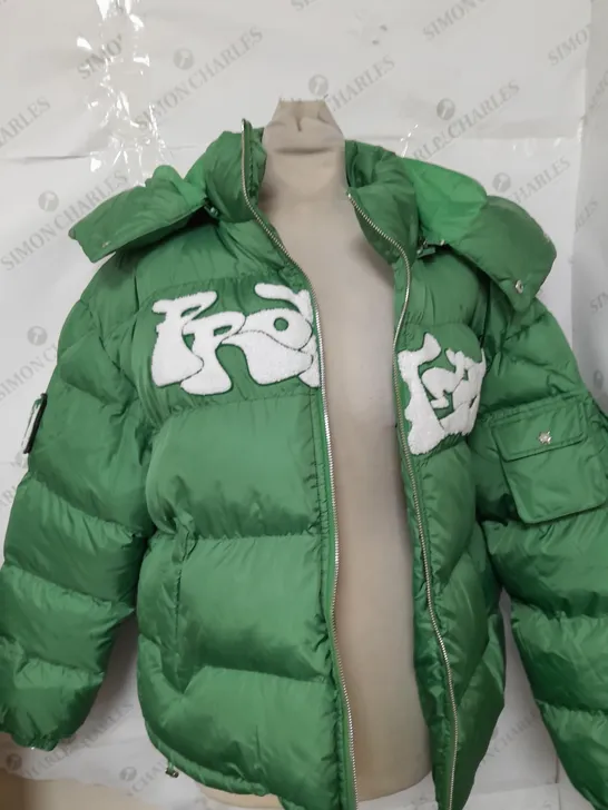 PUFFA LIME GREEN BUBBLE COAT SIZE UNSPECIFIED 