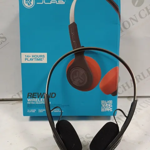 BOXED JLAB REWIND RETRO WIRELESS HEADPHONES 