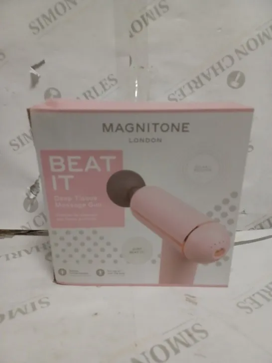 MAGNITONE BEAT IT DEEP TISSUE MASSAGE GUN - PINK