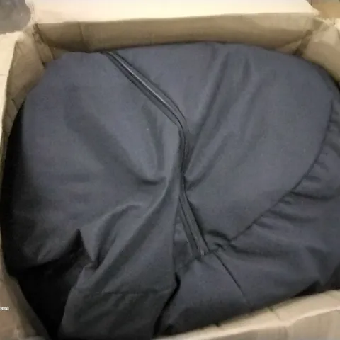 BOXED BEAN BAG CHAIR & LOUNGER BLACK 