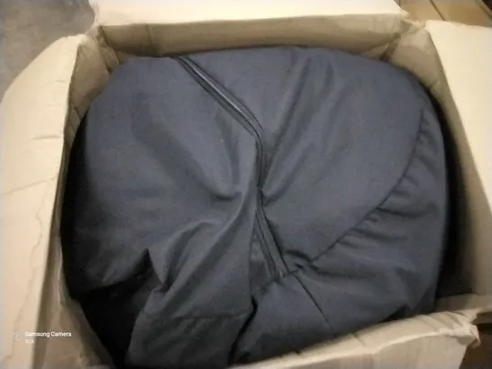 BOXED BEAN BAG CHAIR & LOUNGER BLACK 