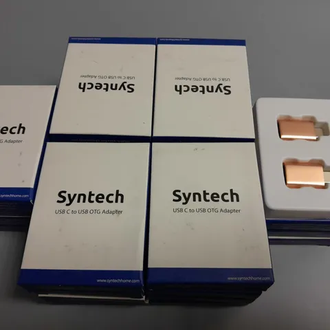 LOT OF 24 SYNTECH USB-C TO USB OTG ADAPTERS