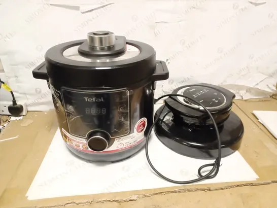 TEFAL TURBO CUISINE & FRY, 7.6L ELECTRIC PRESSURE COOKER WITH AIR FRYER LID