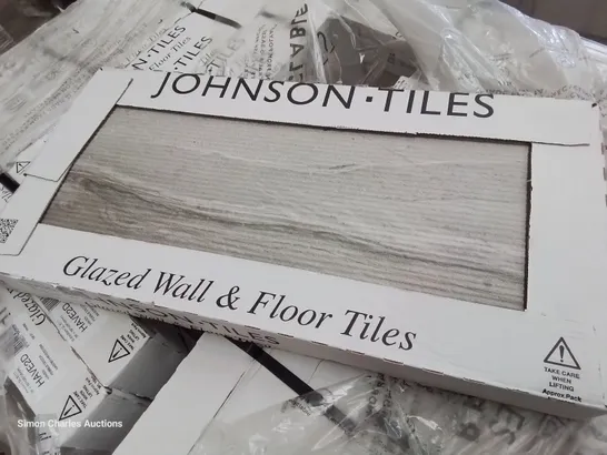 PALLET OF 40 × 5 BRAND NEW JOHNSONS HAVEN PEBBLE DECOR TILES EACH 597 × 297 × 10mm