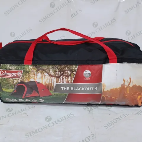 COLEMAN 4-PERSON THE BLACKOUT 4 TENT 