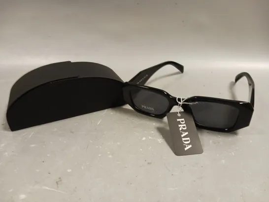 PRADA SYMBOLE BLACK FRAMED SUNGLASSES 