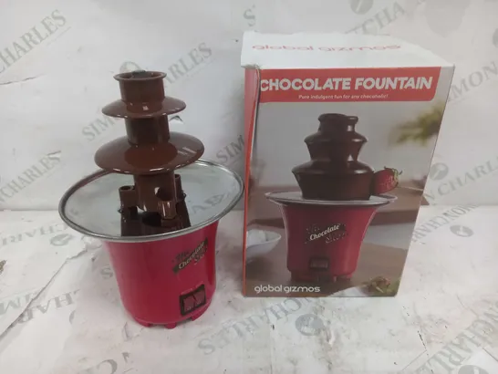 BOXED GLOBAL GIZMOS CHOCOLATE FOUNTAIN 