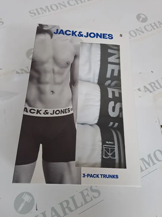 JACK & JONES 3 PACK TRUNKS SIZE S 