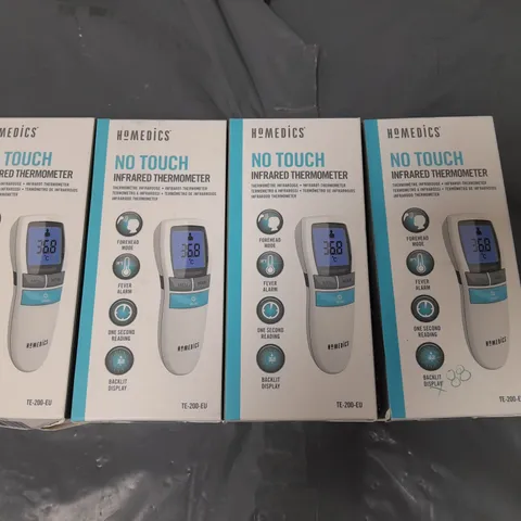 LOT OF 4 HOMEDICS NO TOUCH INFRARED THERMOMETERS