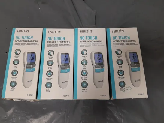 LOT OF 4 HOMEDICS NO TOUCH INFRARED THERMOMETERS