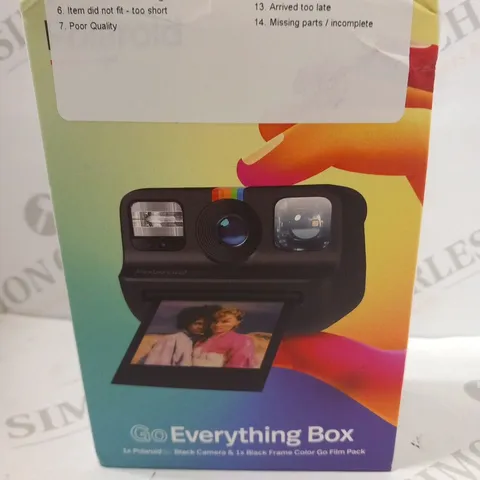 BOXED POLAROID GO EVERYTHING BOX