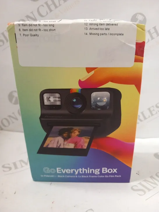 BOXED POLAROID GO EVERYTHING BOX