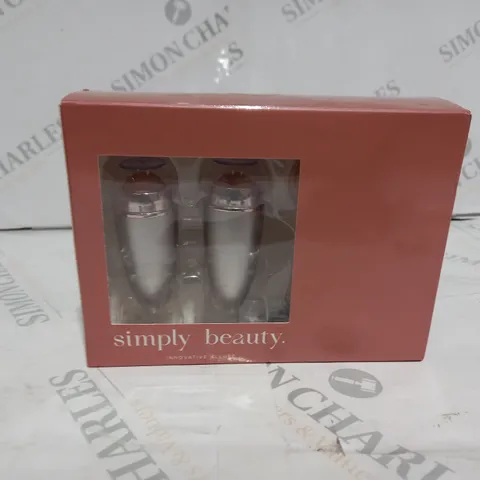 SIMPLY BEAUTY VOLCANIC FACE ROLLERS WITH SPARE BALLS