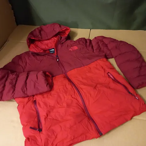 NORTH FACE MENS RED THERMOBALL COAT - L/G