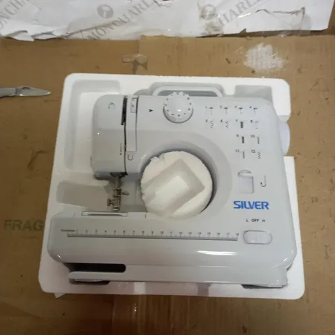 SILVER MINI SEWING MACHINE