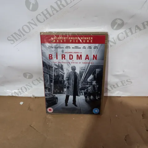 LOT OF APPROXIMATELY 16 SEALED BIRDMAN (THE UNEXPECTED VIRTUE OF IGNORANCE) DVDS