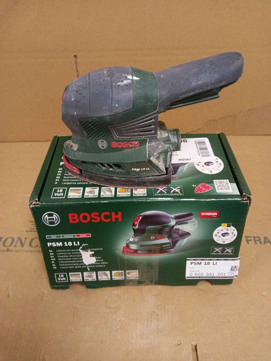 BOSCH PSM18LI CORDLESS MULTISANDER