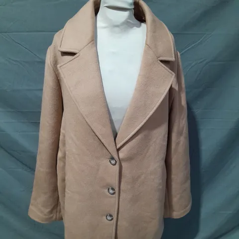 HUSH BROWN LONG JACKET - SIZE 18