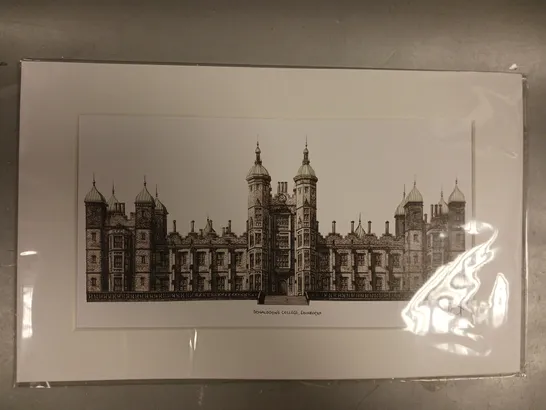 JENNIFER COURT SIGNED AND DATED DONALDSON'S COLLEGE, EDINBURGH PEN ILLUSTRATION ART PRINT