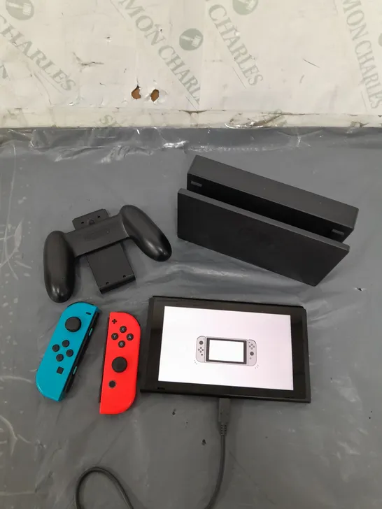 BOXED NINTENDO SWITCH CONSOLE (NEON RED/NEON BLUE)