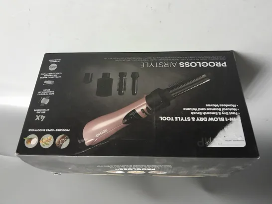 BOXED REVAMP PROGLOSS AIRSTYLE 2 IN 1 BLOW DRY AND STYLE TOOL