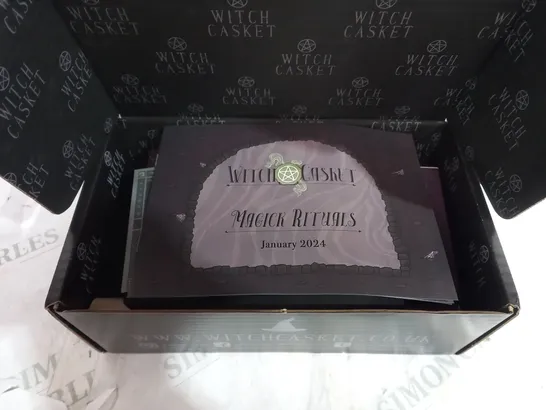 BOXED WITCH CASKET JANUARY 2024