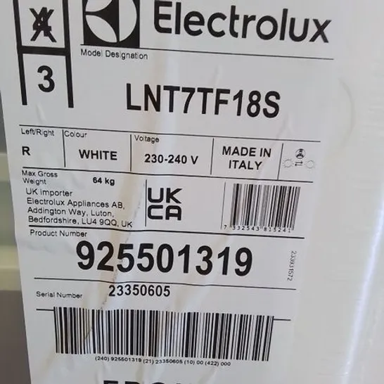 ELECTROLUX INTEGRATED 70/30 FRIDGE FREEZER Model LNT7TF18S RRP £1449