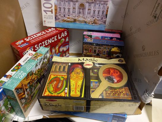SELECTION OF PUZZLES AND TEENAGE ACTIVITIES