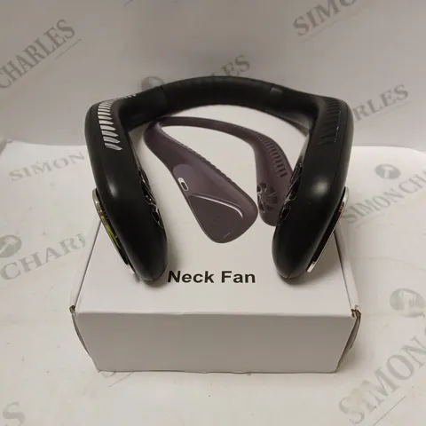 BOXED NECK FAN BLACK F70