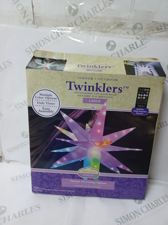 TWINKLERS STAR LIGHT MULTICOULR PLUS REMOTE CONTROL