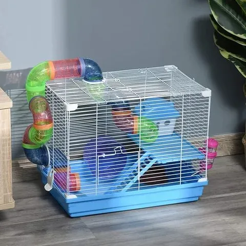 BOXED BRYSON HAMSTER/GERBIL CAGE WITH RAMP