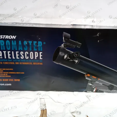 BOXED CELESTRON ASTROMASTER76 EQ TELESCOPE