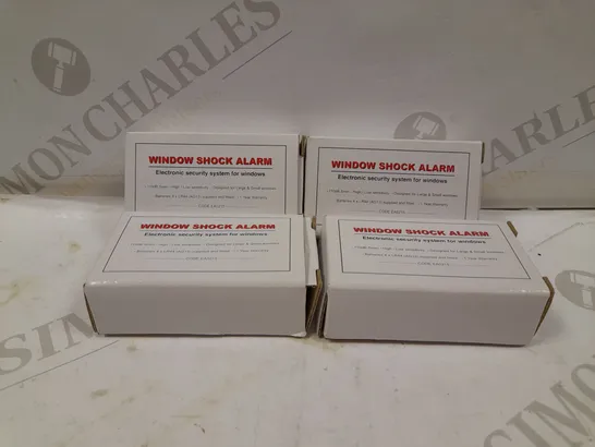 BAG OF APPROXIMATELY 4 WINDOW SHOCK ALARMS (EA0215)