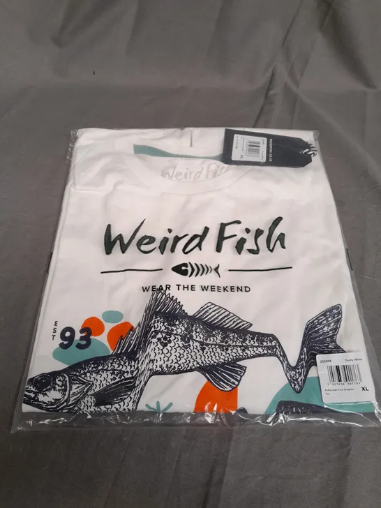 SEALED WEIRD FISH REFLECTION ECO GRAPHIC TEE - XL