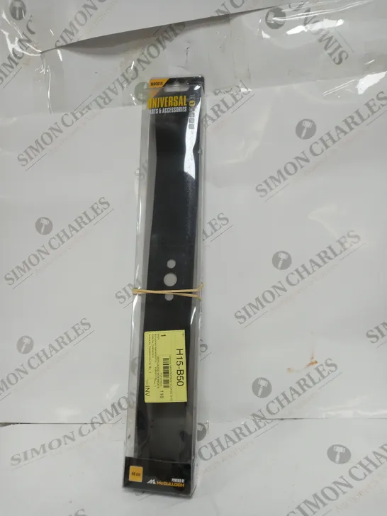 BOXED MCCULLOCH UNIVERSAL MBO018 COMBI METAL LAWNMOWER BLADE 46CM