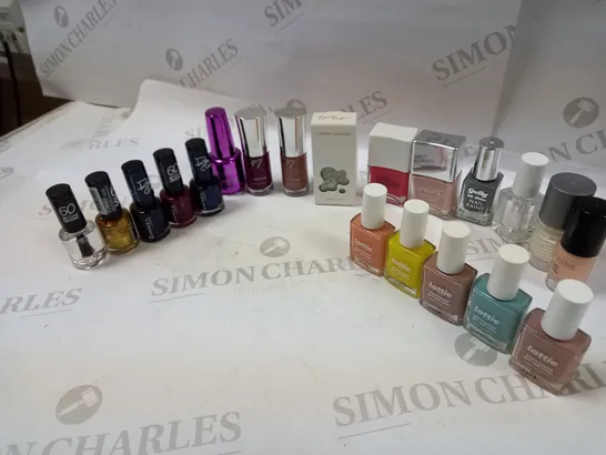 ASSORTMENT OF NAIL POLISHES APPROX. 20 ITEMS 