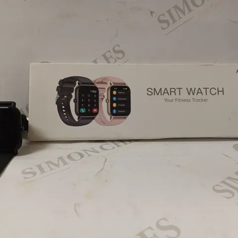 BOXED APTKDOE SMART WATCH FITNESS TRACKER IN BLACK