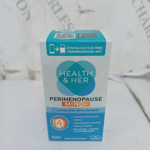 BOXED HEALTH & HER PERIMENOPAUSE MIND+ FOOD SUPPLEMENT