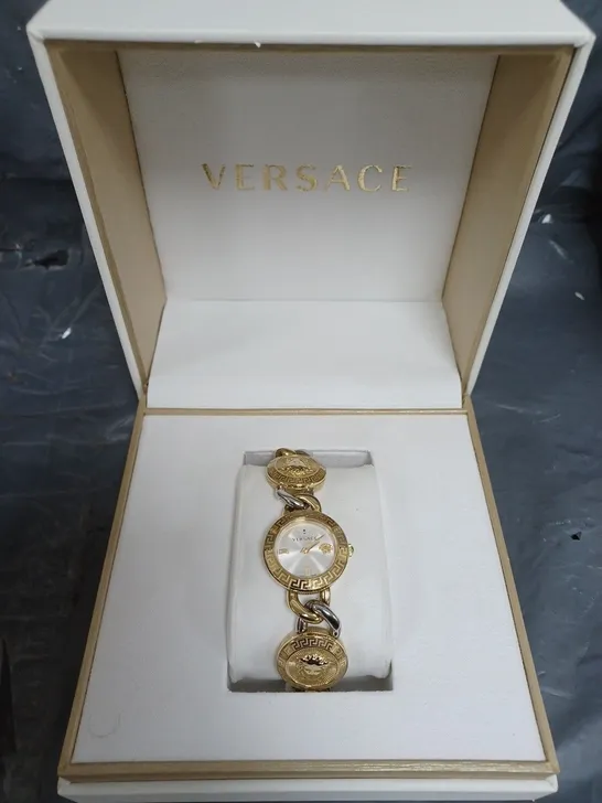 BOXED VERSACE TIMELESS GRECA CHIC WATCH RRP £713.94