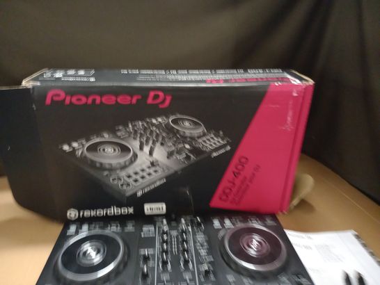 BOXED PIONEER DJ DDJ-400 CONTROLLER