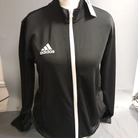 ADIDAS AEROREADY BLACK ZIP THROUGH JACKET SIZE S