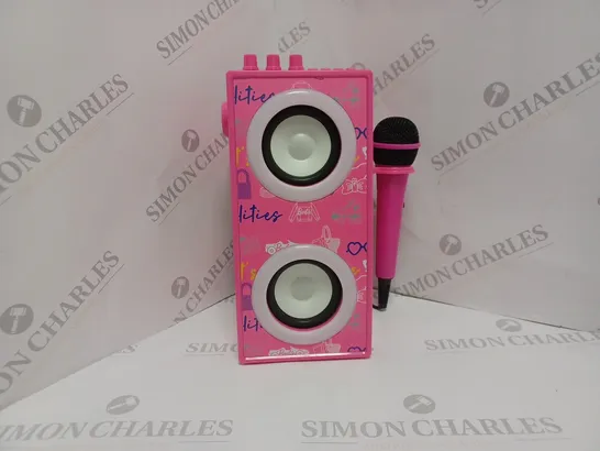 BOXED BARBIE TRENDY PORTABLE BLUETOOTH SPEAKER WITH MICROPHONE  RRP £49.99