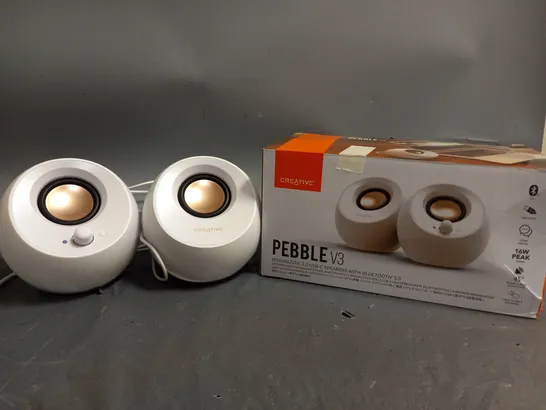 BOXED CREATIVE PEBBLLE V3 SPEAKER DUO