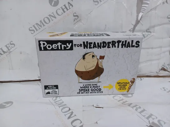 POETRY FOR NEANDERTHALS CARD GAME AGES 7+