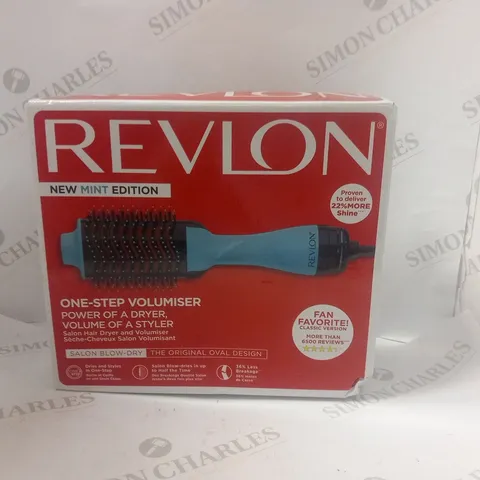 BOXED REVLON NEW MINT EDITION ONE STEP VOLUMISER