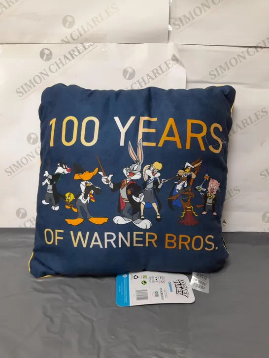 100 YEARS OF WARNER BROS LOONY TUNES HARRY POTTER CUSHION BLUE