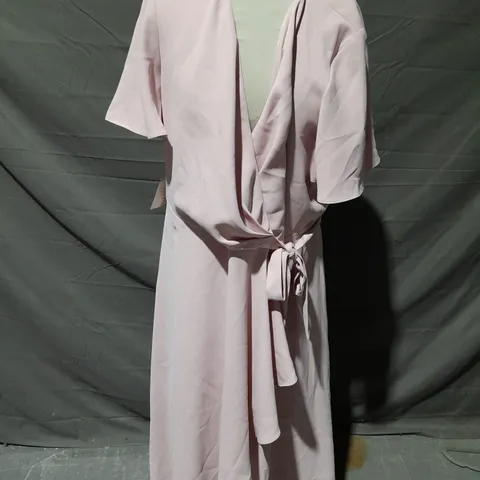 PHASE EIGHT JULISSA WRAP DRESS IN ANTIQUE ROSE SIZE 18 