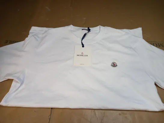 MONCLER WHITE T-SHIRT SIZE M