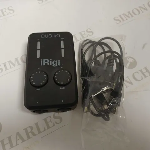 IRIG PRO DUO I/O - MOBILE 2-CHANNEL AUDIO/MIDI INTERFACE