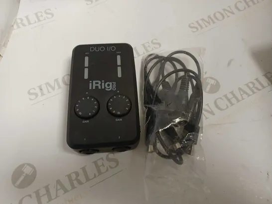 IRIG PRO DUO I/O - MOBILE 2-CHANNEL AUDIO/MIDI INTERFACE